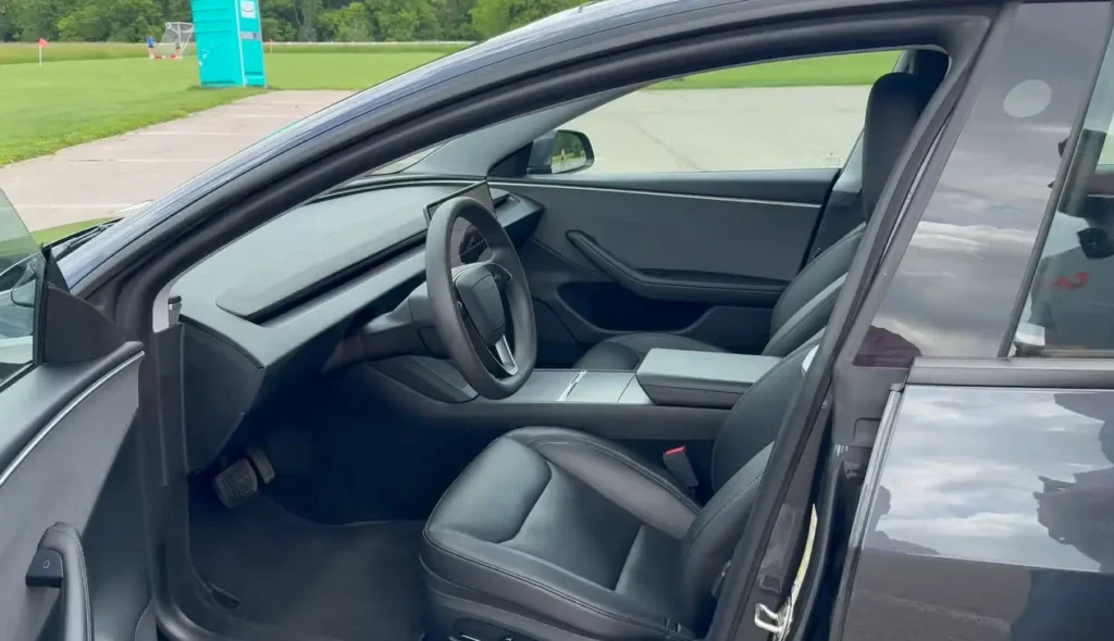 Driving Seat of 2025 Tesla Model 3 