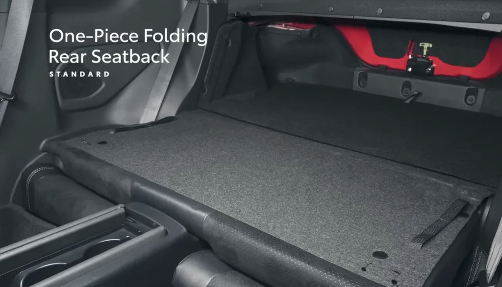 Toyota GR86 2025 CArgo Space