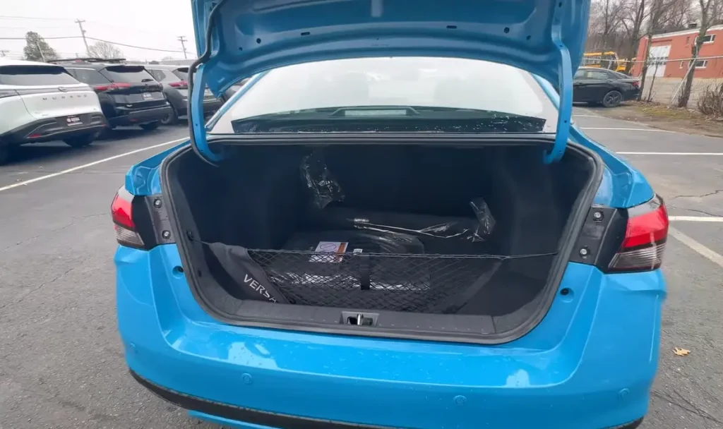 2025 Nissan Versa Cargo Space