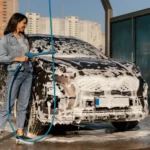 how to wash a car​