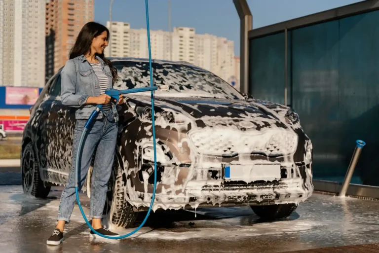 how to wash a car​