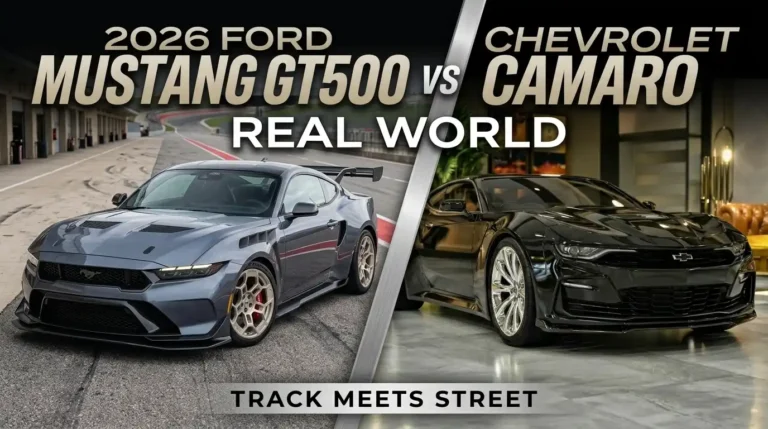 2026 Ford Mustang GT500 vs Chevrolet Camaro