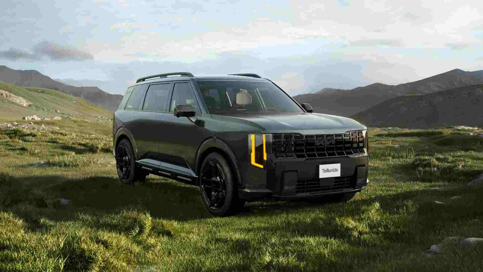 2027 Kia Telluride Hybrid, EPA-rated up to 35 MPG combined versus 22 MPG for the Honda Pilot