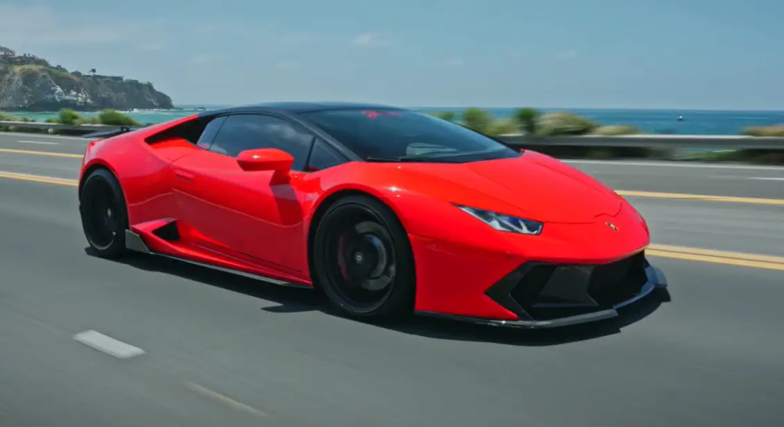 Tej Parker Lamborghini Huracán Italian supercar Furious 7 Abu Dhabi desert sequence 5.2L V10 610 horsepower naturally aspirated