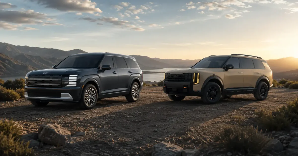2026 Hyundai Palisade Hybrid vs Kia Telluride