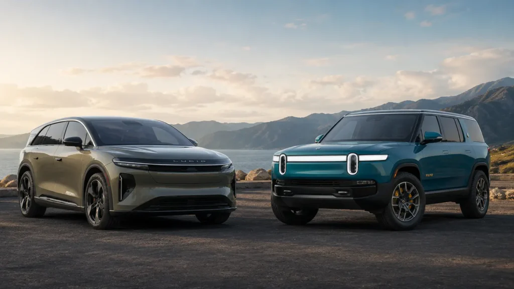2026 Lucid Gravity vs Rivian R1S