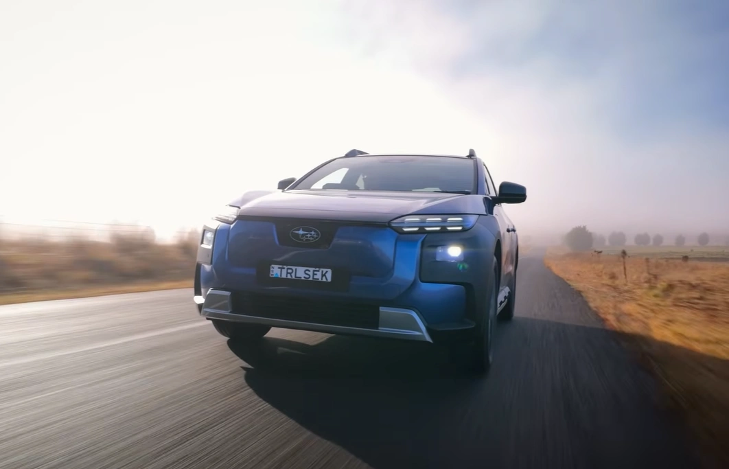 2026 Subaru Trailseeker EV front view adventure electric SUV bigger than Solterra dual-motor AWD range price release date buying guide