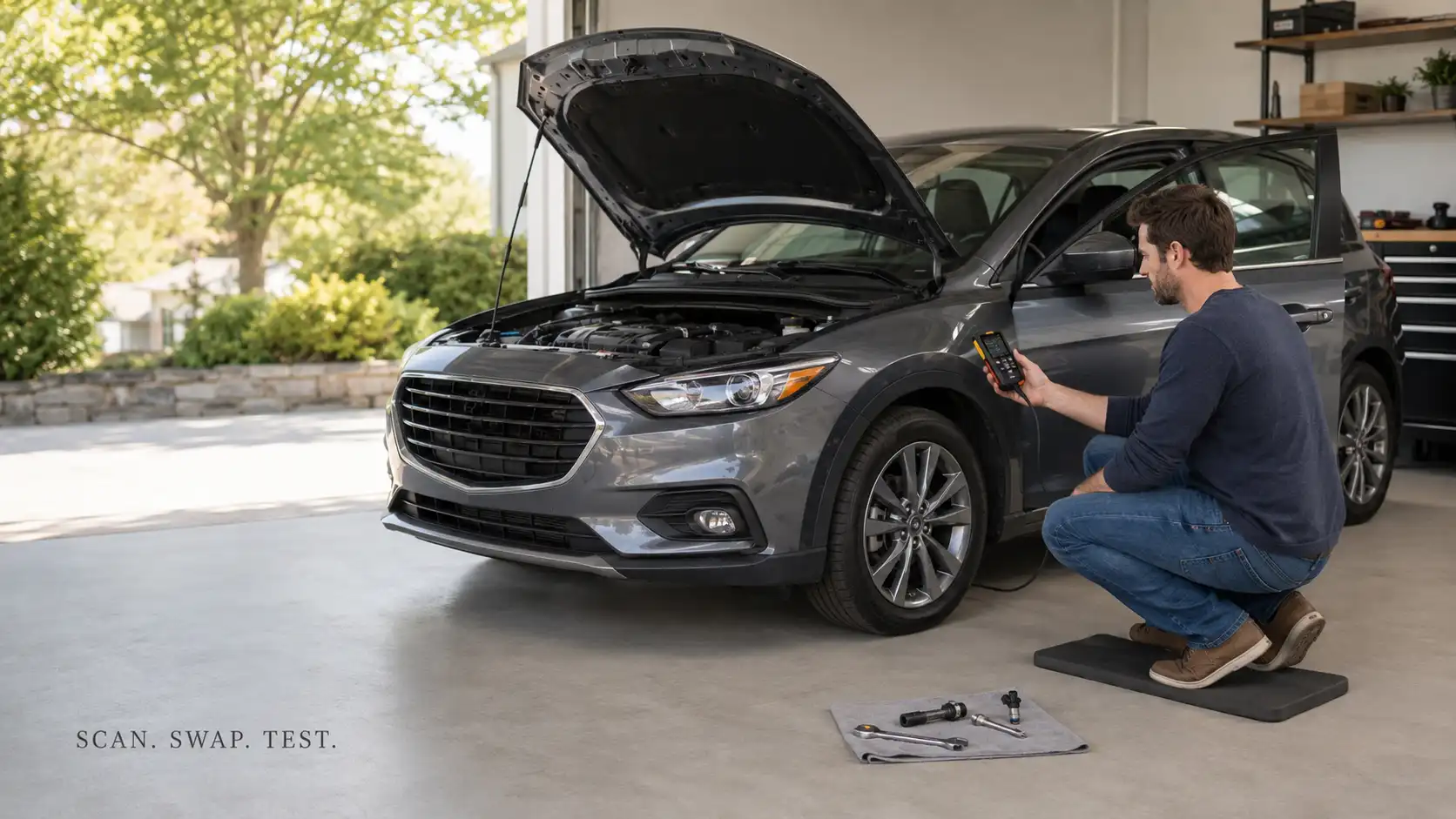 How to diagnose P0300 yourself OBD-II scanner companion codes coil swap test plug swap fuel trim live data compression test DIY misfire