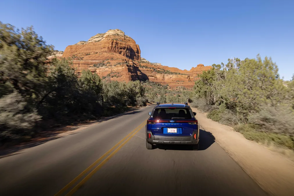 2026-2027 Subaru Outback rear official press photo