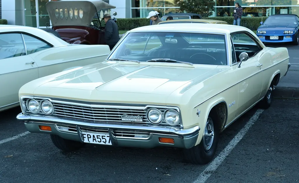 1966 Chevrolet Impala Super Sport, same model as Dante's race car in Fast X