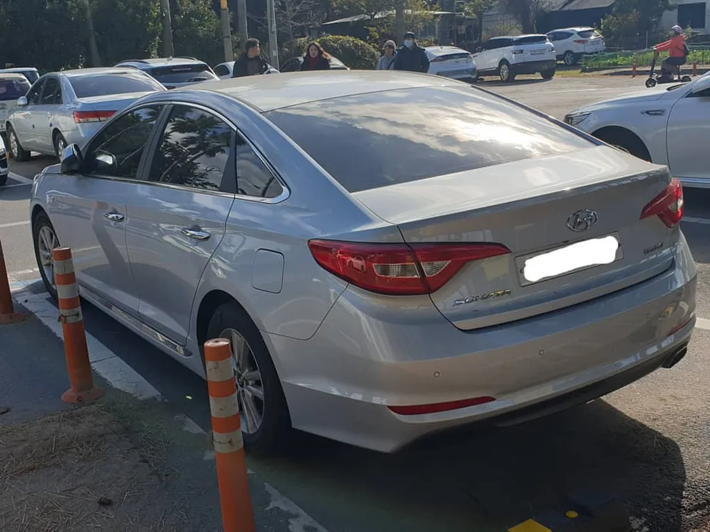 2015 Hyundai Sonata Sport 2.0T (LF) - rear 3/4 exterior