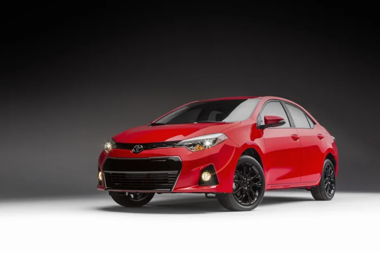 2016 Toyota Corolla Used Buyer's Guide - 2016 Corolla Special Edition, front 3/4 (studio, Absolutely Red)