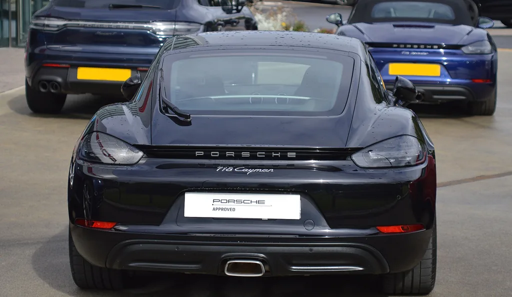 2018 Porsche 718 Cayman (982) - rear exterior (show)