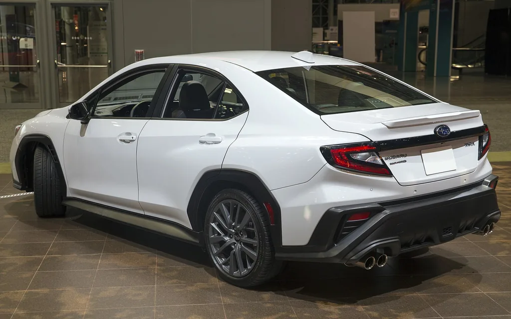 2022 Subaru WRX GT (VB) - rear 3/4 exterior, Ceramic White