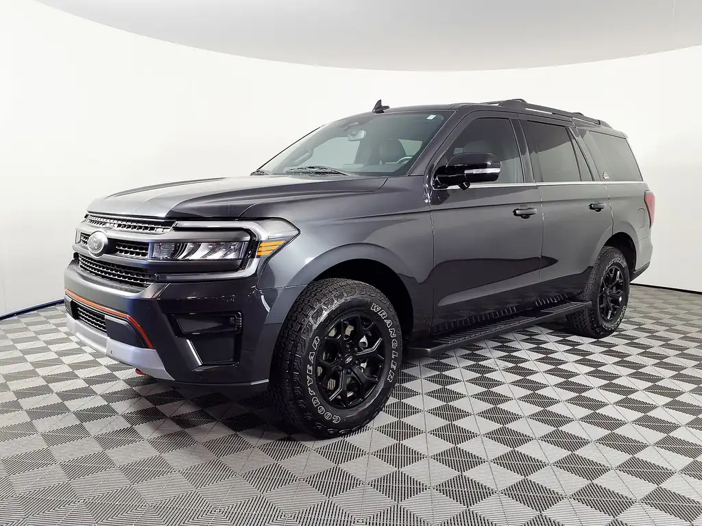 2024 Ford Expedition Timberline - front 3/4 exterior, Timberline trim