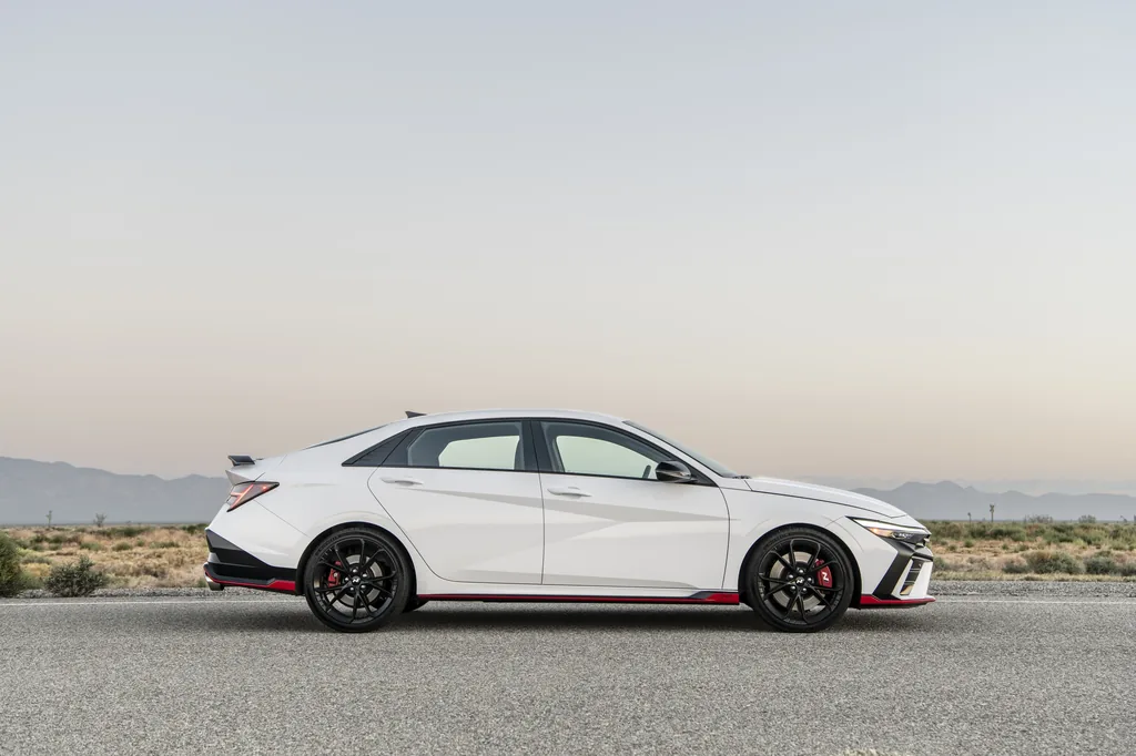 2024 Hyundai Elantra N Review - side profile