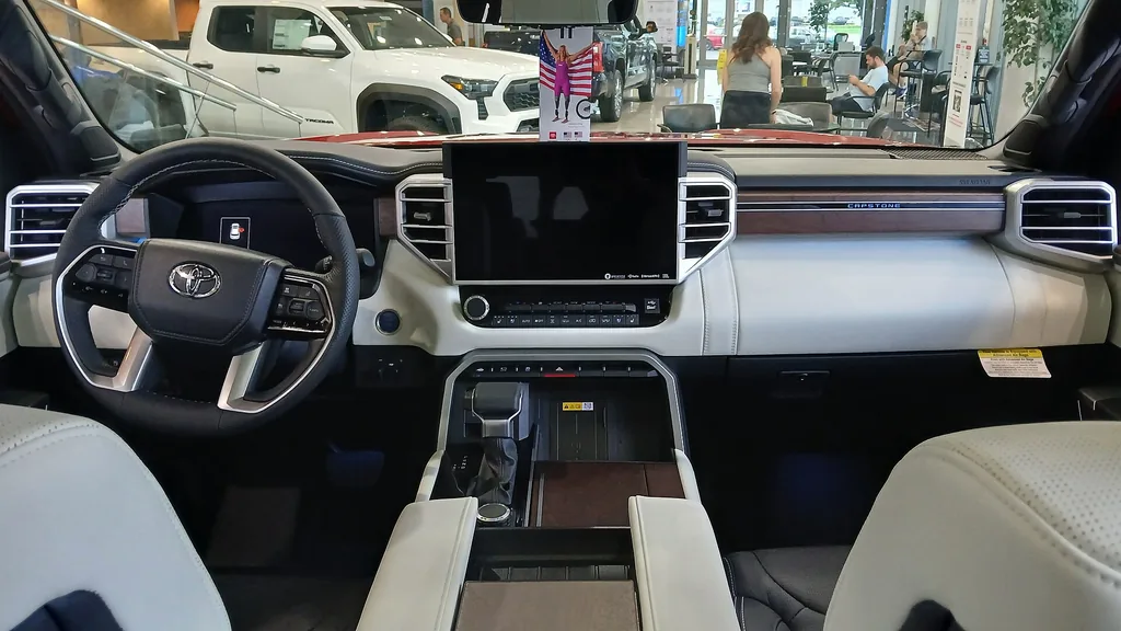 2024 Toyota Sequoia Capstone - dashboard and front cabin