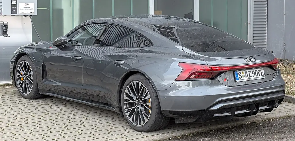 2025 Audi S e-tron GT (facelift) - rear 3/4 exterior