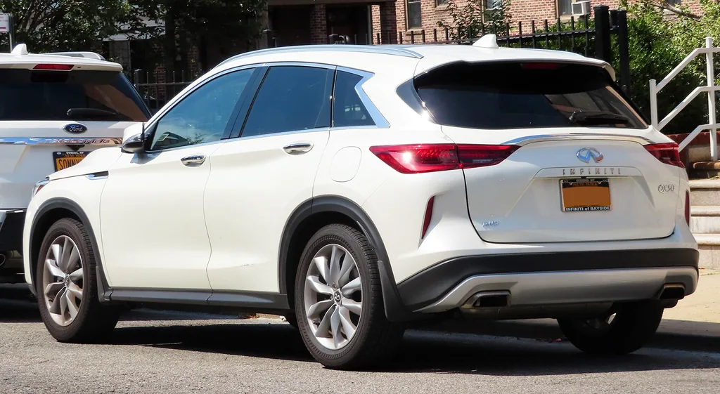 2025 Infiniti QX50 - rear 3/4 exterior (2nd gen J55, US)