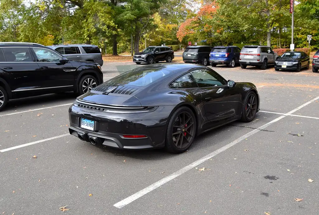 2025 Porsche 911 Carrera GTS (992.2) coupe - rear 3/4 exterior