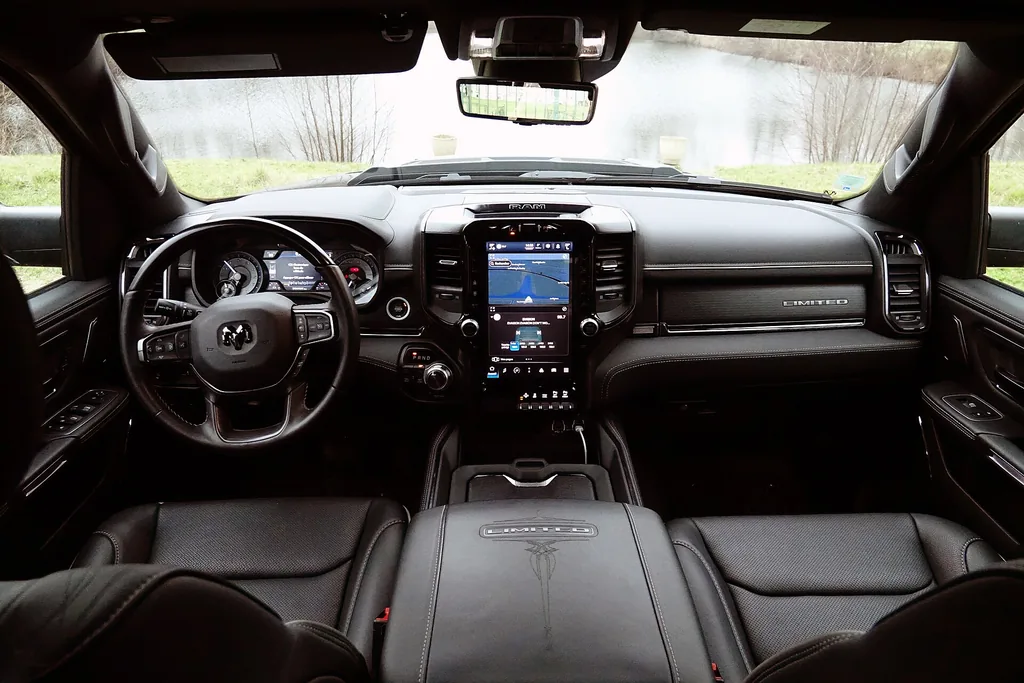 2025 Ram 1500 - interior / dashboard (DT generation Limited; 2025 keeps the layout)