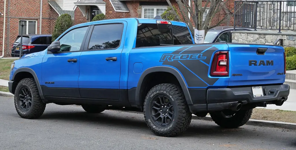 2025 Ram 1500 - rear 3/4 exterior, second trim (2025 Rebel)