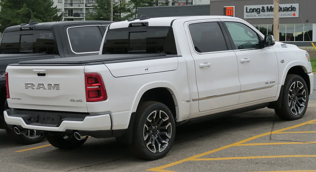 2026 Ram 1500 - rear 3/4 exterior (2026 Limited, DT 2025+ facelift)