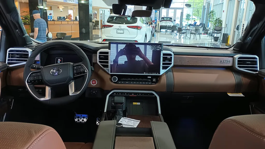 2026 Toyota Tundra - interior / dashboard (3rd gen XK70, 14-inch screen)