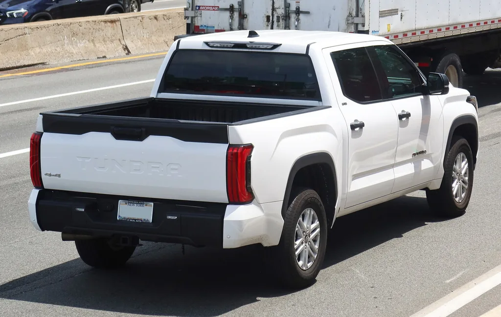 2026 Toyota Tundra - rear 3/4 exterior (3rd gen XK70 2022+, CrewMax SR5)