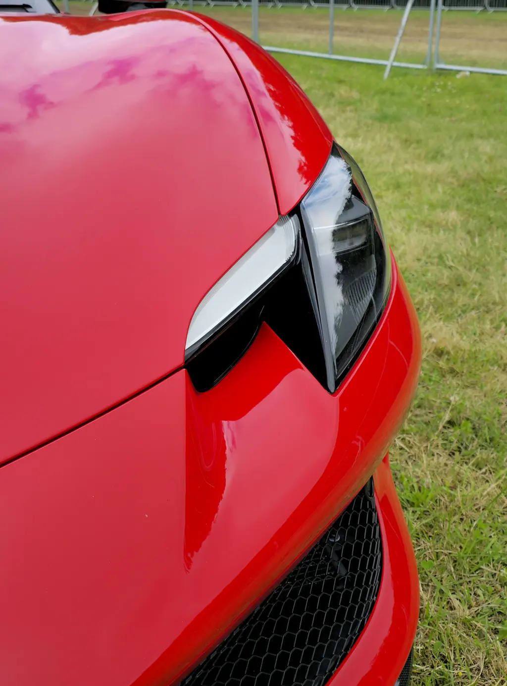 Ferrari 296 GTB - detail - headlight and front intake