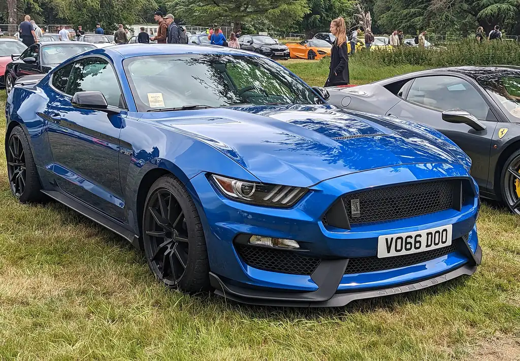 Ford Mustang Shelby GT350 (S550 generation), the model Jakob Toretto's Mustang in F9 draws its styling from