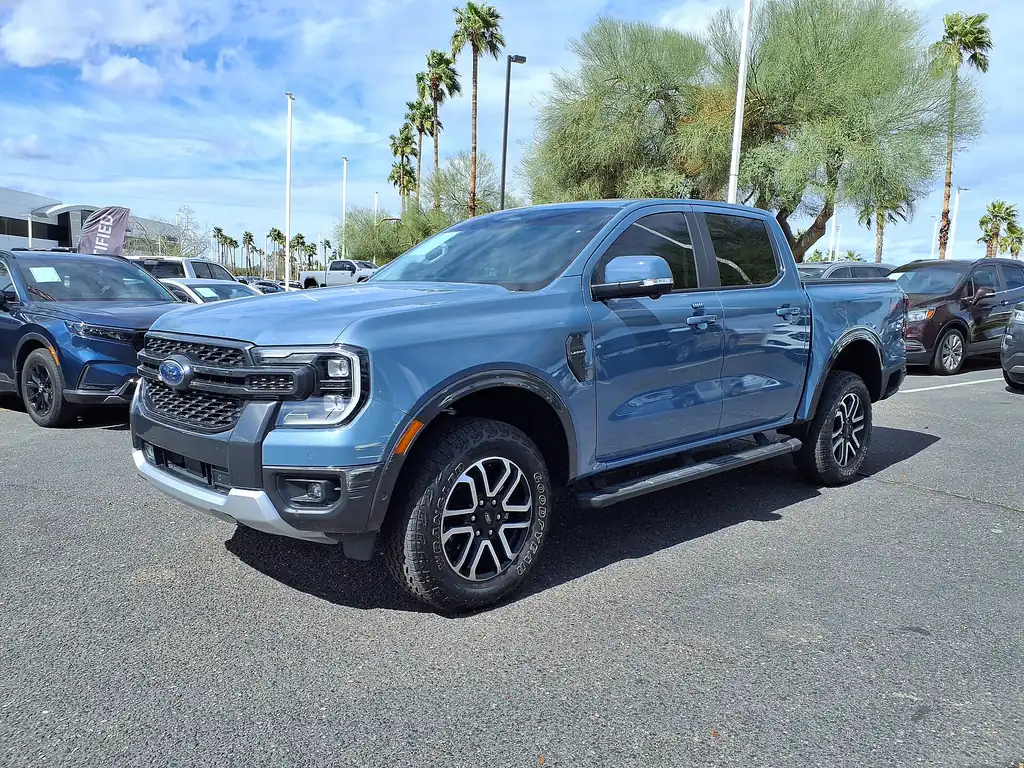 2024 Ford Ranger Lariat SuperCrew, front three-quarter view (current generation). Photo: HJUdall, CC0, Wikimedia Commons