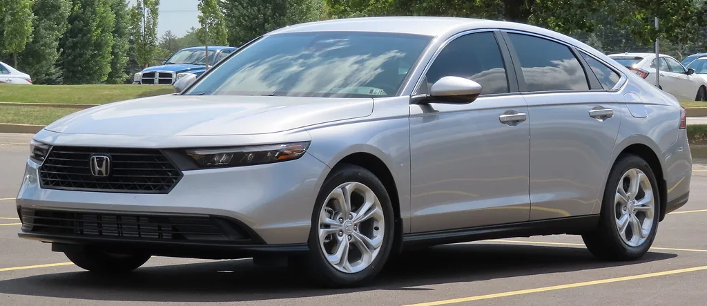 2023 Honda Accord LX sedan, front three-quarter view (current 11th generation, same as 2026). Photo: MercurySable99, CC BY-SA 4.0, Wikimedia Commons