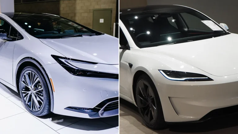 Toyota Prius (hybrid) vs Tesla Model 3 (electric)
