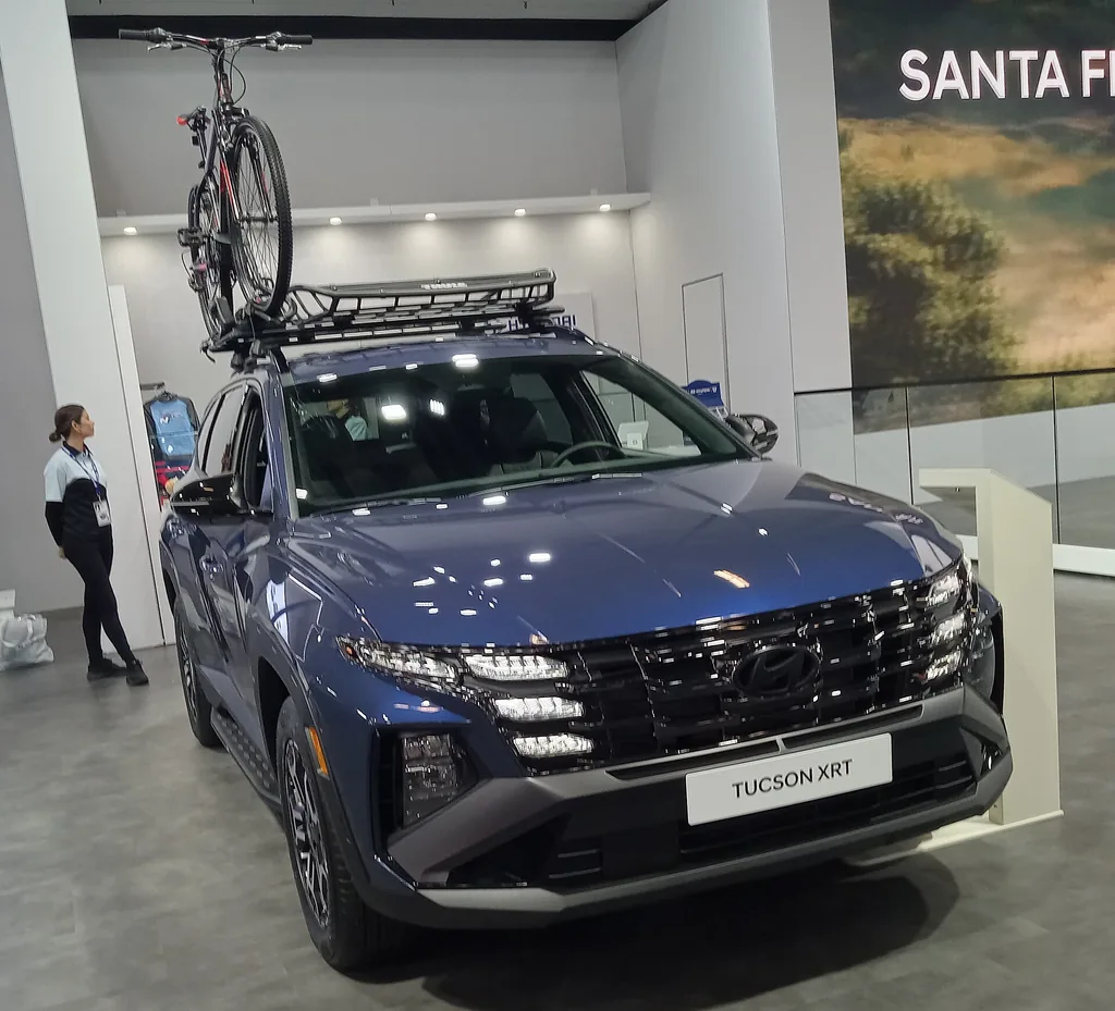 2025 Hyundai Tucson XRT at the 2025 Montreal auto show (outgoing generation; the 2027 Tucson is all-new). Photo: Bull-Doser, public domain, Wikimedia Commons
