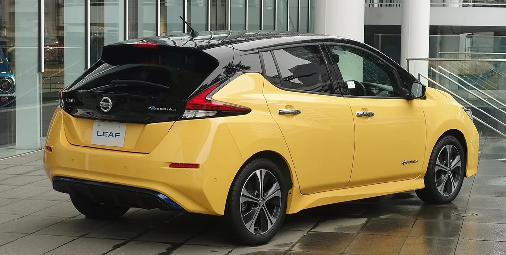 2019 Nissan Leaf, the previous-generation Leaf (Wikimedia Commons, CC0)
