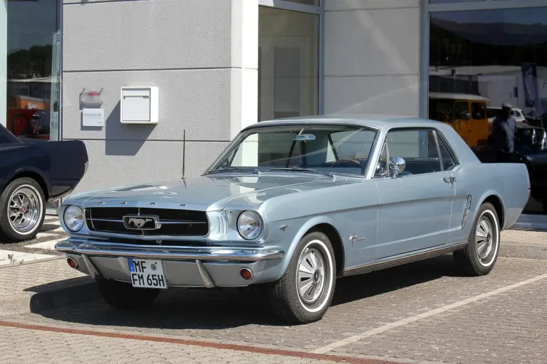 1965 Ford Mustang hardtop (1st gen) - front 3/4, exterior
