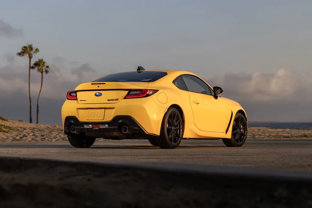 Subaru BRZ rear three-quarter view