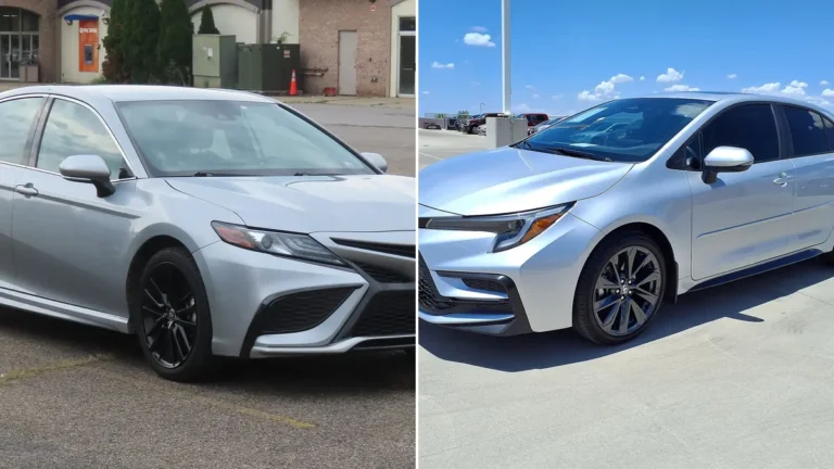 Toyota Camry (XV70) vs Toyota Corolla (E210)