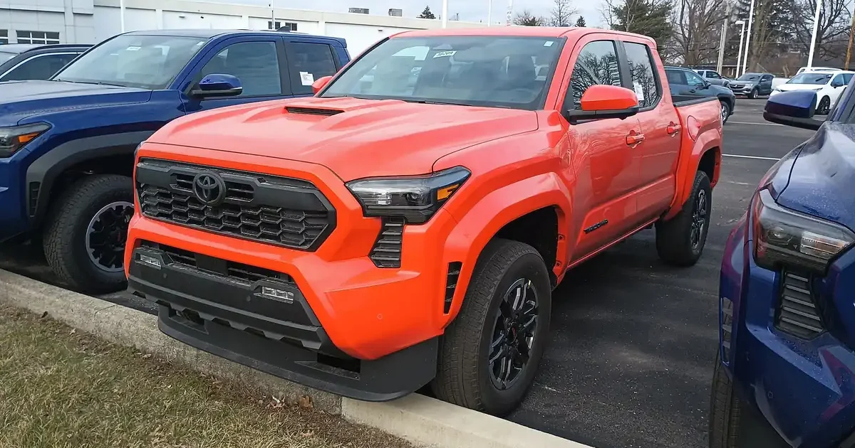 2024 Toyota Tacoma TRD Sport Double Cab, front three-quarter view (current fourth generation, same as 2026-2027). Photo: Deathpallie325, CC BY-SA 4.0, Wikimedia Commons